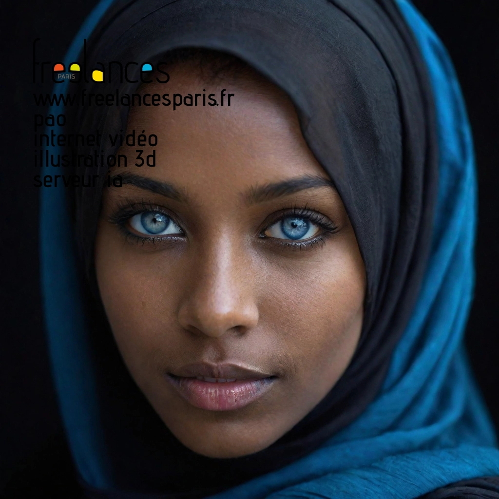 Pao mise en page internet vidéo illustration 3d serveur IA générative AI freelance paris studio de création magazines 73599el0